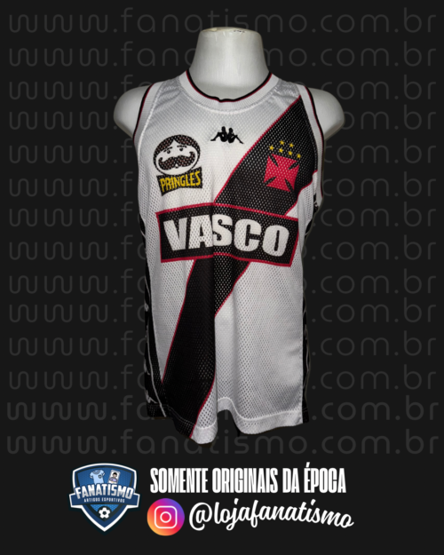 Camisa do Vasco Oficial II Basquete Pringles Kappa 1999 G