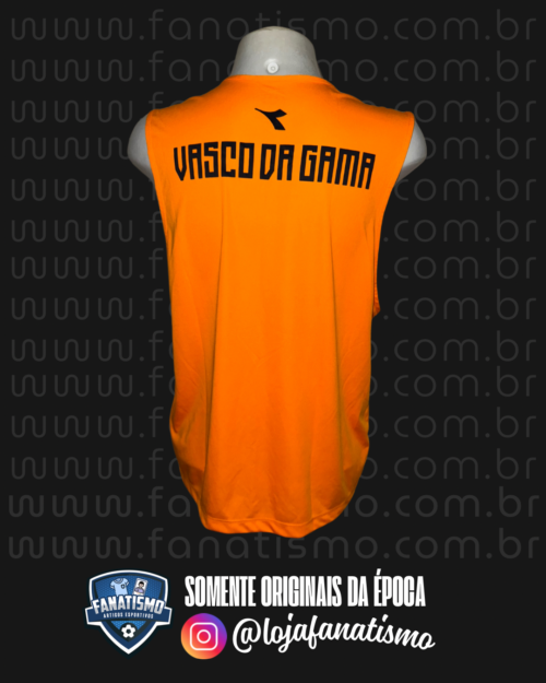 Colete do Vasco Oficial Treino Laranja Diadora 2019/2020 G - Image 2