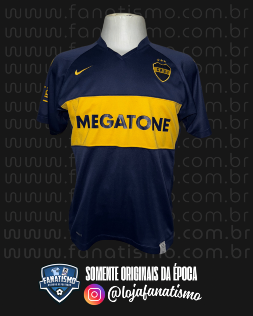 Camisa do Boca Juniors-ARG Oficial I Nike 2008/2009 S/Nº M