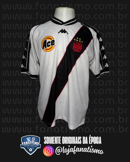 Camisa do Vasco Oficial II Kappa 1999/2000 #10 Edmundo G