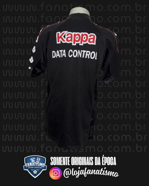 Camisa do Vasco Oficial Treino Preta Kappa 1997 G - Image 2