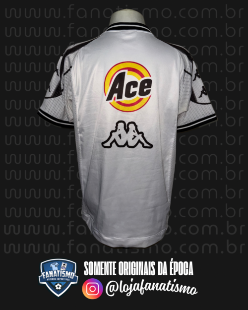 Camisa do Vasco Oficial Treino Branca Kappa 1999/2000 - Imagem 2