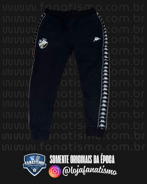 Calça do Vasco Oficial Viagem Kappa 2022/2023 C/Bolsos G