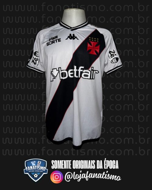 Camisa do Vasco Oficial II Kappa 2025 #3 Tchê Tchê De Jogo Sul-Americana G