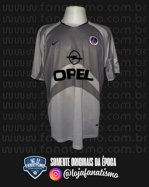 Camisa do Paris Saint-Germain (PSG) Oficial II Nike 2001/2002 S/Nº GG
