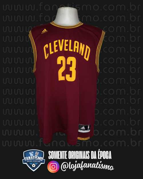 Camisa do Cleveland Cavaliers Oficial NBA Adidas Anos 2010 #23 Lebron James GG