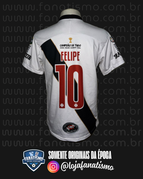 Camisa do Vasco Oficial II Futmesa Traktor 2018/2019 #10 Felipe De Jogo M - Imagem 2