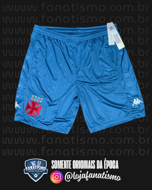 Bermuda do Vasco Oficial Goleiro Kappa 2024/2025 C/Bolsos Nova G