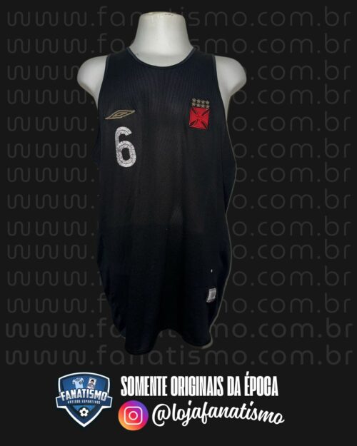 Camiseta do Vasco Oficial III Basquete Umbro 2003/2004 #6 Usada em Jogo GG