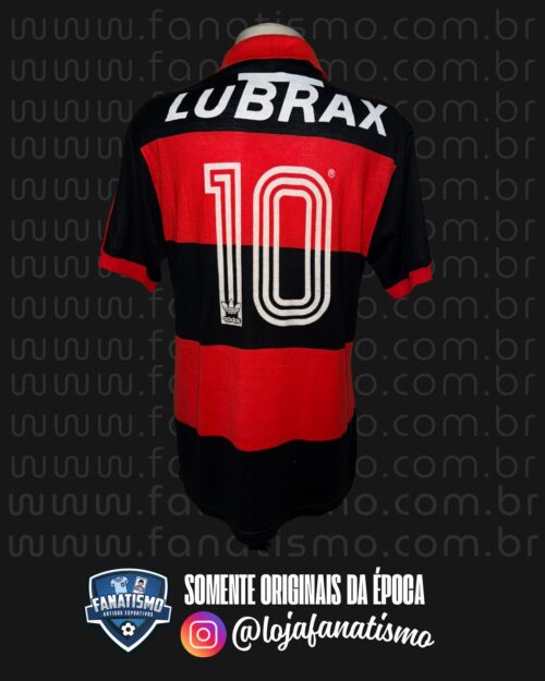 Camisa do Flamengo Oficial I Adidas 1988-1992 #10 GG - Imagem 2