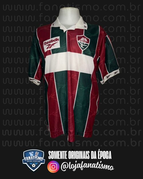 Camisa do Fluminense Oficial I Reebok 1996 #7 De Jogo GG