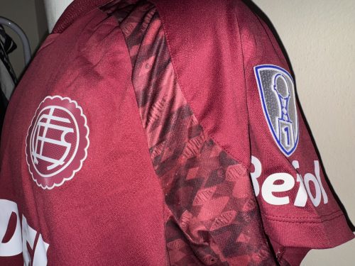 Camisa do Lanús/ARG Oficial I Umbro 2025 #35 Dejesús Usada em Jogo vs. Vasco G - Imagem 4