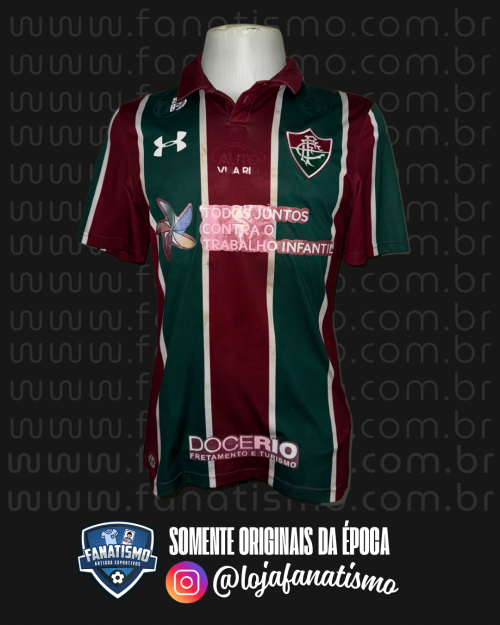 Camisa do Fluminense Oficial I Under Armour 2019 #77 Usada em Jogo M