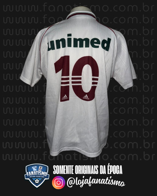 Camisa do Fluminense Oficial II Adidas 1999/2000 #10 M - Imagem 2
