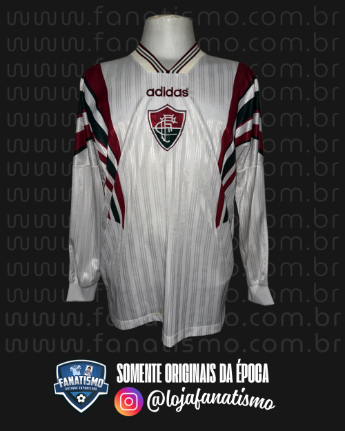 Camisa do Fluminense Oficial II Manga Longa Adidas 1996 S/Nº GG