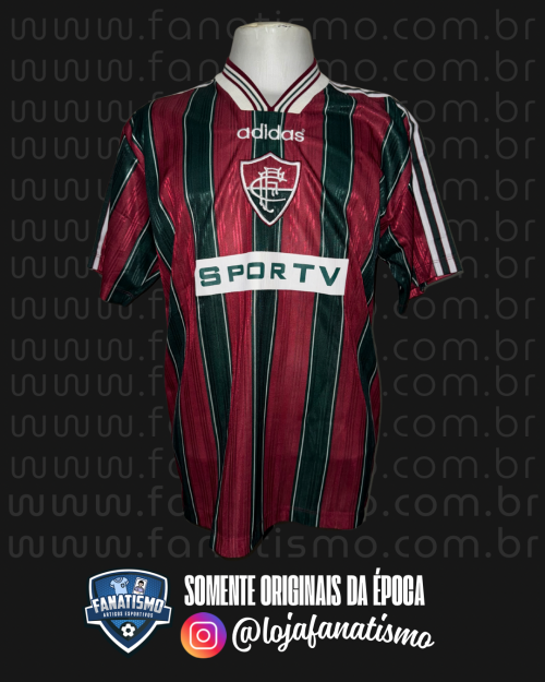 Camisa do Fluminense Oficial I Adidas 1996/1997 #16 Usada em Jogo