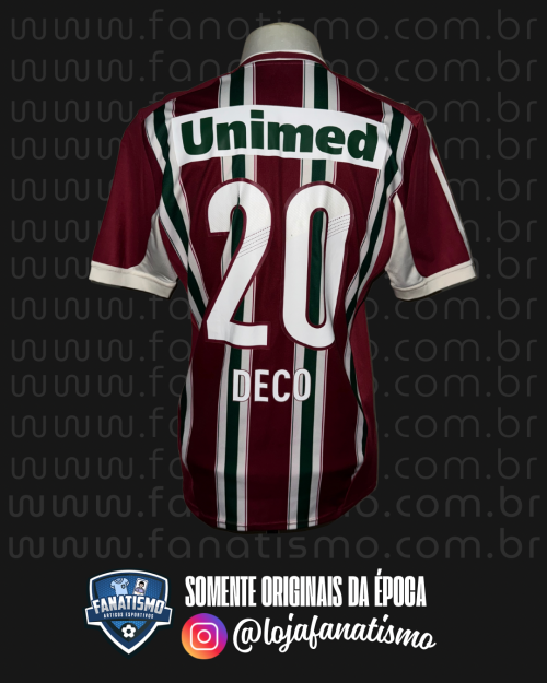 Camisa do Fluminense Oficial I Adidas 2012 #20 Deco Usada em Jogo - Imagem 2