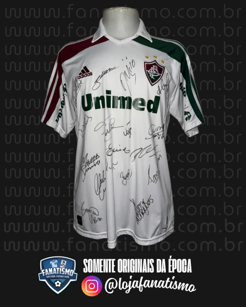 Camisa do Fluminense Oficial II Adidas 2012 #20 Deco Usada em Jogo e Autografada G