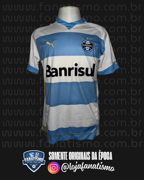 Camisa do Grêmio Oficial II Puma 2009 #16 Maxi Lopez Usada em Jogo vs. Cruzeiro na Libertadores