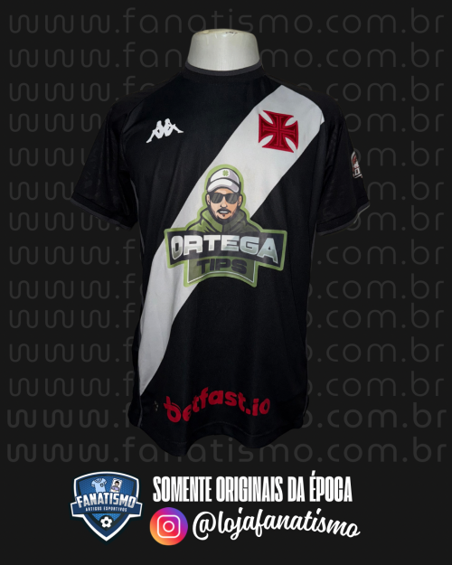 Camisa do Vasco Oficial I Futsal Kappa 2023 #8 Usada em Jogo G