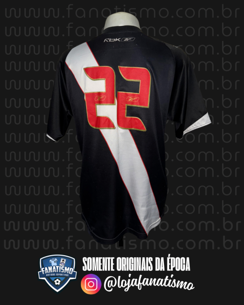 Camisa do Vasco Oficial I Reebok 2007 #22 De Jogo G - Imagem 2