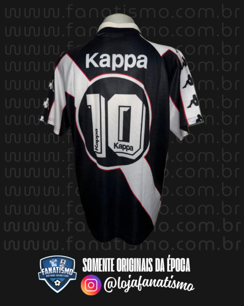 Camisa do Vasco Oficial I Kappa 1997 #10 Edmundo G - Imagem 2