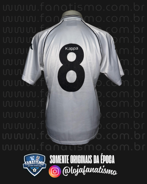 Camisa do Vasco Oficial II Kappa 2001 #8 Pedrinho Usada em Jogo M - Imagem 2