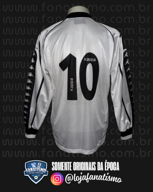 Camisa do Vasco Oficial II Manga Longa Kappa 1998 #10 M - Imagem 2