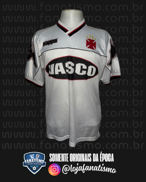 Camisa do Vasco Oficial Treino Branca Kappa 1998 G