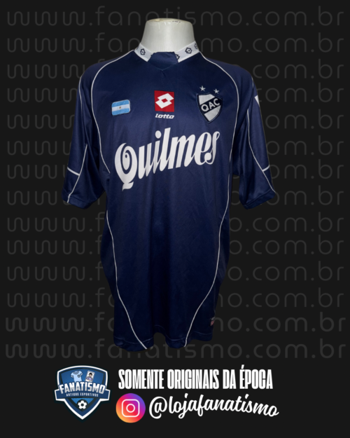 Camisa do Quilmes/ARG Oficial I Lotto 2007 #7 Luna Usada em Jogo GG