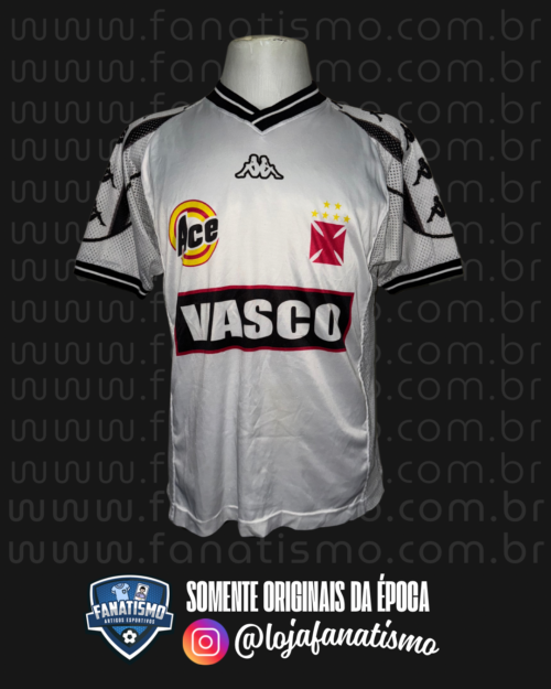Camisa do Vasco Oficial Treino Branca Kappa 1999/2000 G