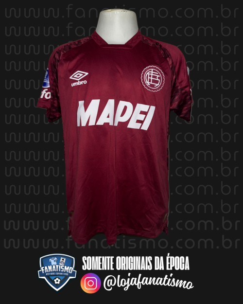 Camisa do Lanús/ARG Oficial I Umbro 2025 #24 Izquerdoz Usada em Jogo vs. Vasco G