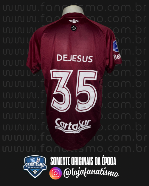 Camisa do Lanús/ARG Oficial I Umbro 2025 #35 Dejesús Usada em Jogo vs. Vasco G - Imagem 2