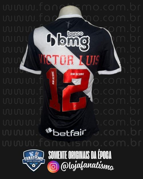 Camisa do Vasco Oficial I Kappa 2025 #12 Victor Luis Usada em Jogo M - Imagem 2