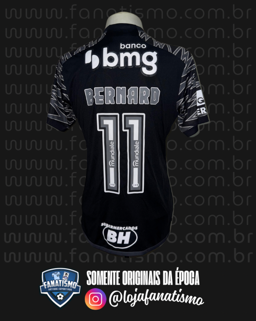 Camisa do Atlético/MG Oficial III Adidas 2025 #11 Bernard Usada em Jogo vs. Juventude M - Imagem 2