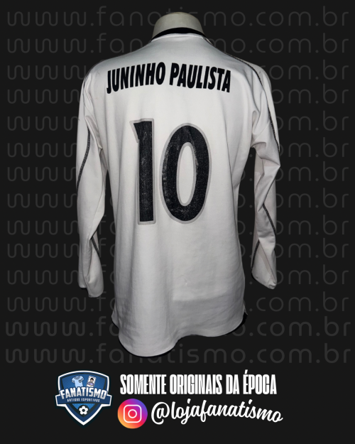 Camisa do Vasco Oficial II Tampão 2001 #10 Juninho Paulista Usada em Jogo Único - Imagem 2