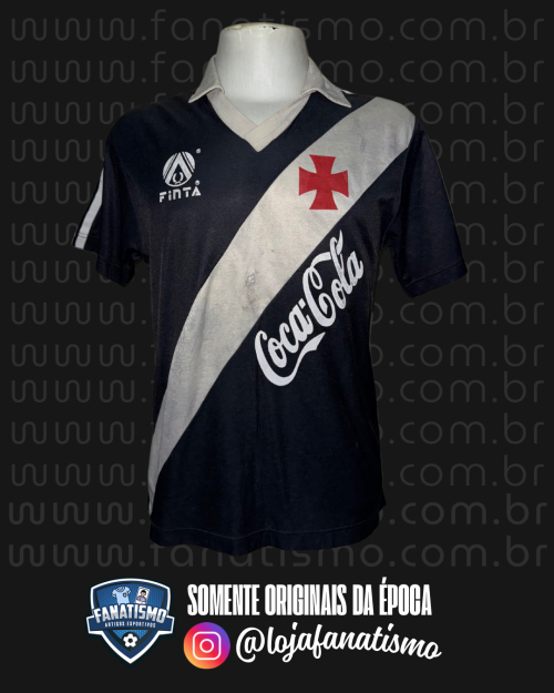 Camisa do Vasco Oficial I Finta 1989 #11 Usada em Jogo