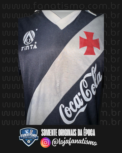 Camisa do Vasco Oficial I Finta 1989 #11 Usada em Jogo - Imagem 3
