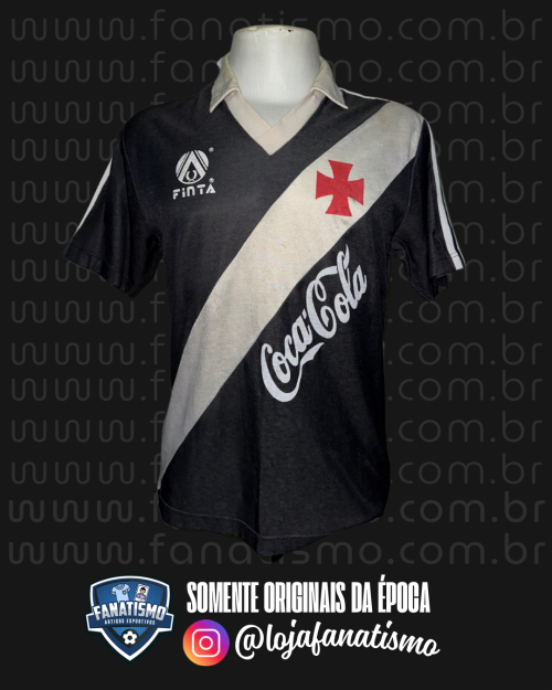 Camisa do Vasco Oficial I Finta 1989 #5 Usada em Jogo