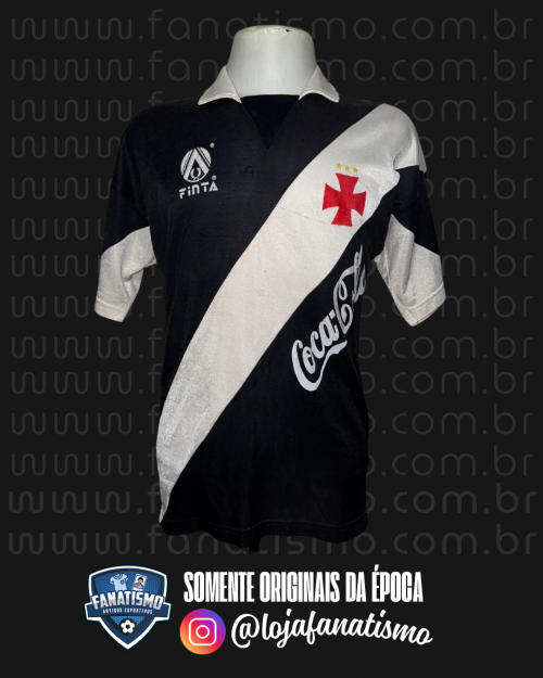 Camisa do Vasco Oficial I Finta 1992 #6 Usada em Jogo