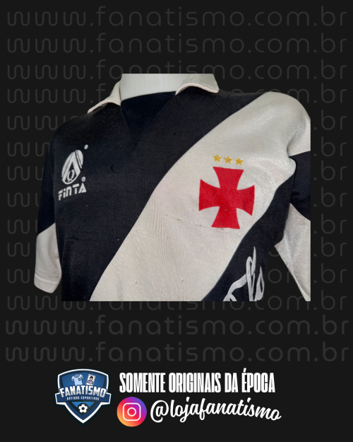 Camisa do Vasco Oficial I Finta 1992 #6 Usada em Jogo - Imagem 3