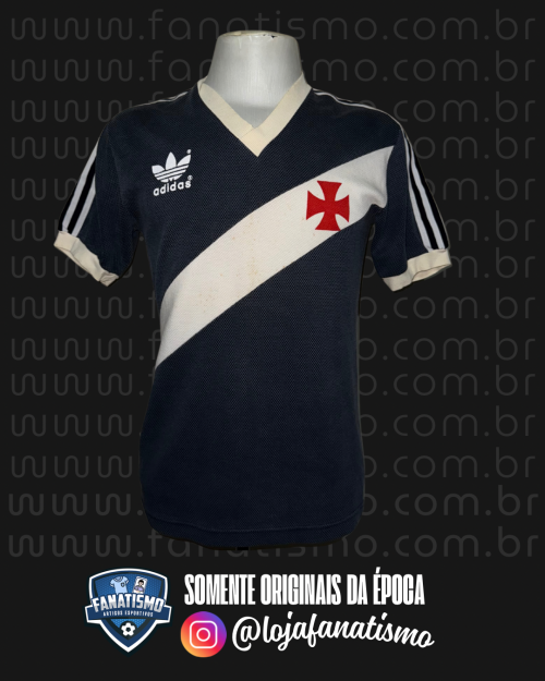 Camisa do Vasco Oficial I Adidas 1986 #7 Usada em Jogo