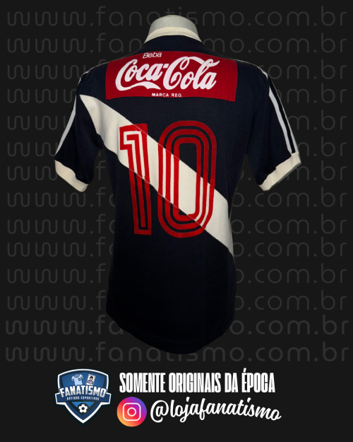 Camisa do Vasco Oficial I Adidas 1986 #10 Roberto Dinamite G - Imagem 2