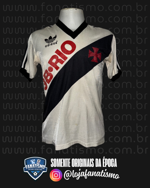 Camisa do Vasco Oficial II Adidas 1987 #11 Romário Usada em Jogo