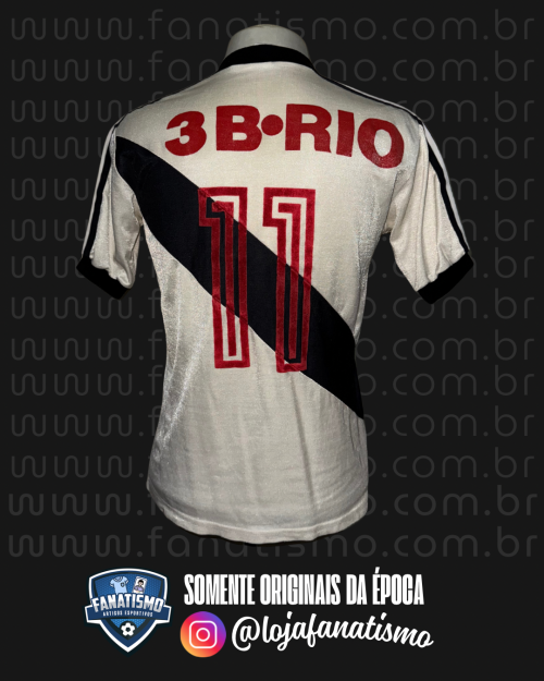 Camisa do Vasco Oficial II Adidas 1987 #11 Romário Usada em Jogo - Imagem 2