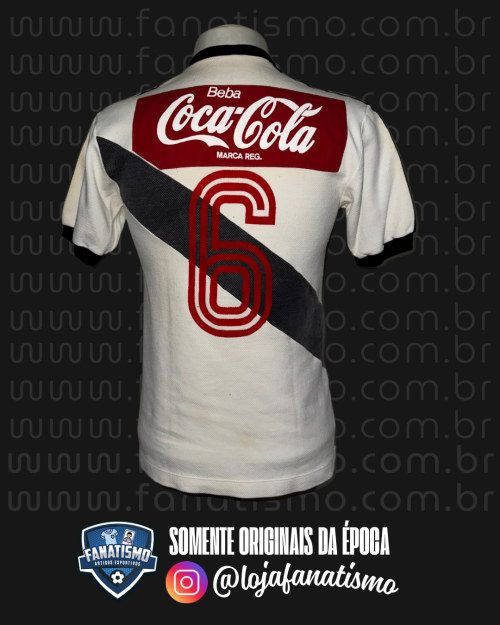 Camisa do Vasco Oficial II Adidas 1987 #6 Usada em Jogo - Imagem 2