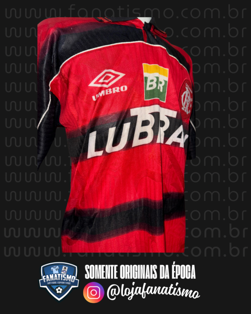 Camisa do Flamengo Oficial I Umbro 1997 #6 Athirson Usada em Jogo AXL - Imagem 3