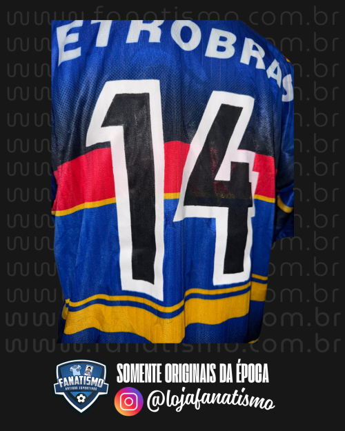 Camisa do Flamengo Oficial III Umbro 1997 #14 Preparada P/Jogo - Imagem 4