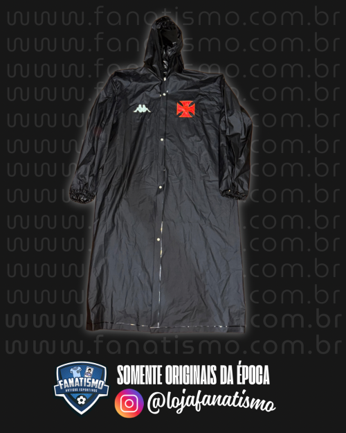 Capa de Chuva do Vasco Oficial Kappa 2024/2025 G