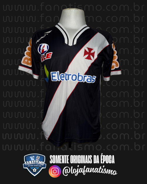 Camisa do Vasco Oficial I Penalty 2011 #6 Felipe Usada em Jogo M